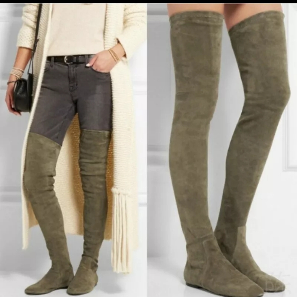Isabel marant otk 39 US 8 olive green grey boots